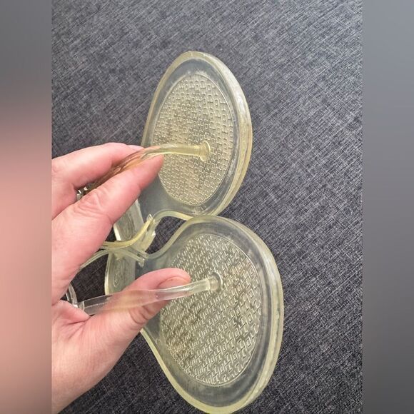 TORY BURCH Women’s Mini Miller Jelly Thong Flip Flop Sandals Clear Sz 8 - Picture 7 of 13